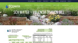 
                            5. SCV Water - Valencia Division Bill – SCV Water