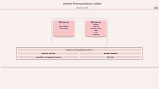 
                            2. S&D - MIS : Log In - Alembic Pharmaceuticals