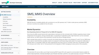 
                            5. SDC Documentation :: SMS, MMS Overview