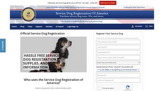 
                            4. SDRA | Official Service Dog Registration of America