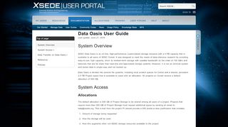 
                            3. SDSC Data Oasis - XSEDE User Portal