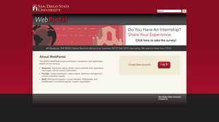 
                            4. SDSU | WebPortal - San Diego State University