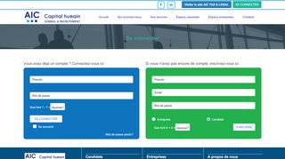 
                            3. Se connecter - AIC Capital Humain