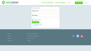 
                            3. Se connecter - appJobber