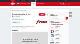 
                            7. Se connecter au ftp de free - commentcamarche.net