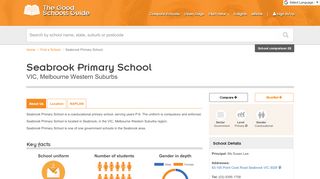 
                            8. Seabrook Primary School | Good Schools Guide