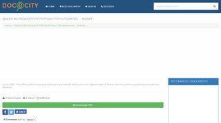 
                            6. SEALED BID REQUEST FOR PROPOSAL FOR ... - DOCECITY.COM