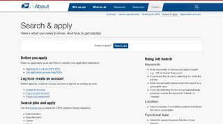 
                            5. Search and Apply - Careers - About.usps.com