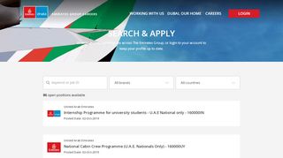 
                            6. Search And Apply | Emirates Group Careers