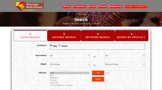 
                            4. Search - Anuraga Matrimony