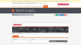 
                            3. Search & apply | BAE Systems | International