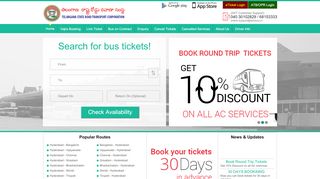 
                            10. Search for bus tickets! - Telangana State Road …