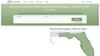 
                            7. Search Key West Citizen Recent Obituaries - GenealogyBank