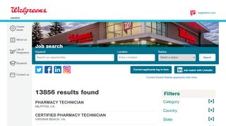 
                            6. Search our Job Opportunities at WALGREENS