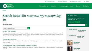 
                            2. Search Result for access to my account log in - Waddell & Reed