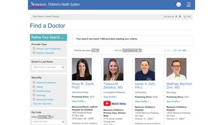 
                            5. Search Results - Children's Health System | Nemours