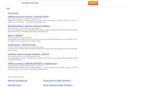 
                            9. Search results for lienholder safe auto -