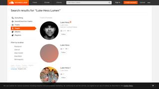 
                            9. Search results for “Luke Hess Lumen” - SoundCloud