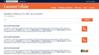 
                            2. SEARCH RESULTS 'my account' - Consumer Cellular - The ...