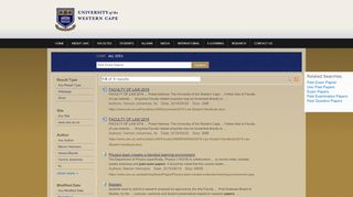 
                            4. Search Results : Past Exam Papers - UWC