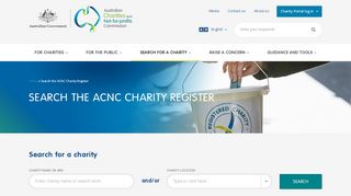 
                            1. Search the ACNC Charity Register | Australian …