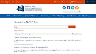 
                            2. Search the NYSED Site | New York State Education Department