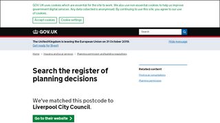 
                            3. Search the register of planning decisions - GOV.UK