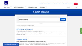 
                            6. Search us.axa.com: Health benefits