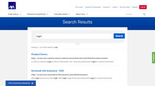 
                            2. Search us.axa.com: login