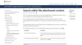 
                            2. Search within file attachment content in Dynamics 365 for Customer ...