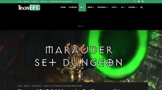 
                            1. Season 15 | 2.6.1 Marauder Set Dungeon (Mastery, Build) | Team BRG