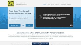 
                            9. Seat Advisor: Ticket Management System & Software