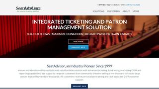 
                            1. seatadvisor.com - Integrated Ticketing and Patron ...