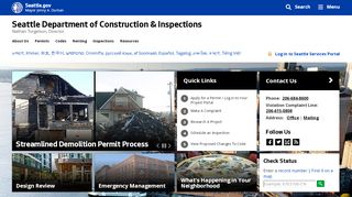 
                            1. Seattle Department of Construction & Inspections - SDCI | seattle.gov