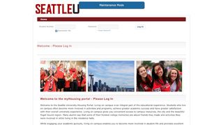 
                            2. Seattle University - Welcome - Please Log In