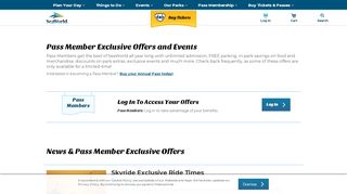 
                            2. SeaWorld Pass Member Exclusive Offers - San Diego Theme ...