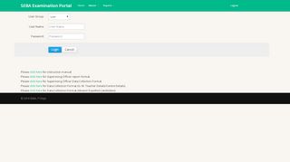 
                            7. SEBA EXAM PORTAL