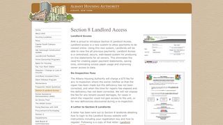 
                            7. Section 8 Landlord Access - Albany Housing Authority News