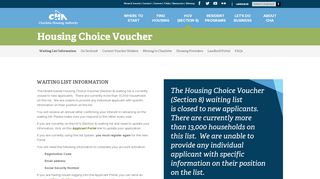 
                            9. Section 8 Waitlist | Charlotte Housing Authority