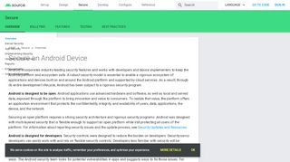 
                            3. Secure an Android Device | Android Open Source Project