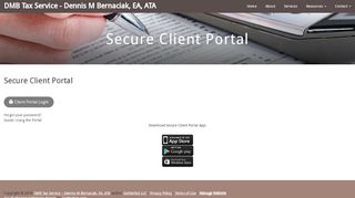 
                            9. Secure Client Portal | DMB Tax Service - Dennis M Bernaciak, EA, ATA