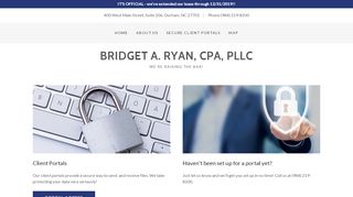 
                            7. Secure Client Portals | Bridget A. Ryan, CPA, PLLC