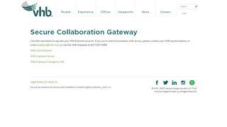 
                            2. Secure Collaboration Gateway - VHB