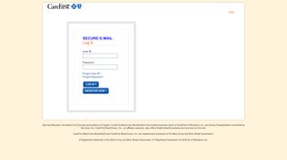 
                            3. SECURE E-MAIL Log In - CareFirst