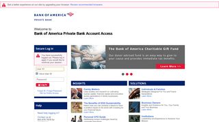 
                            1. Secure Log In - US Trust Account Access - Bank of America Private Bank