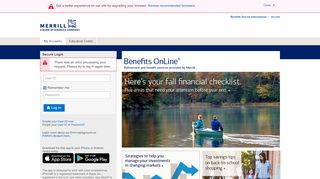 
                            9. Secure Login - Benefits OnLine - Merrill Lynch