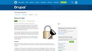 
                            3. Secure Login | Drupal.org