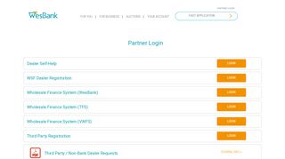 
                            9. Secure Login for WesBank Dealer Partners - WesBank