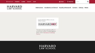 
                            3. Secure Login | Harvard Law SchoolHarvard Law School