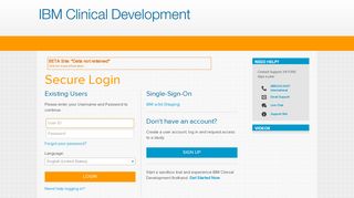 
                            1. Secure Login - Merge Eclinicalos